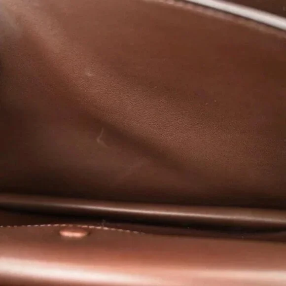 Hermes Marron Fonce Box Calf Piano Handbag - Picture 9 of 10